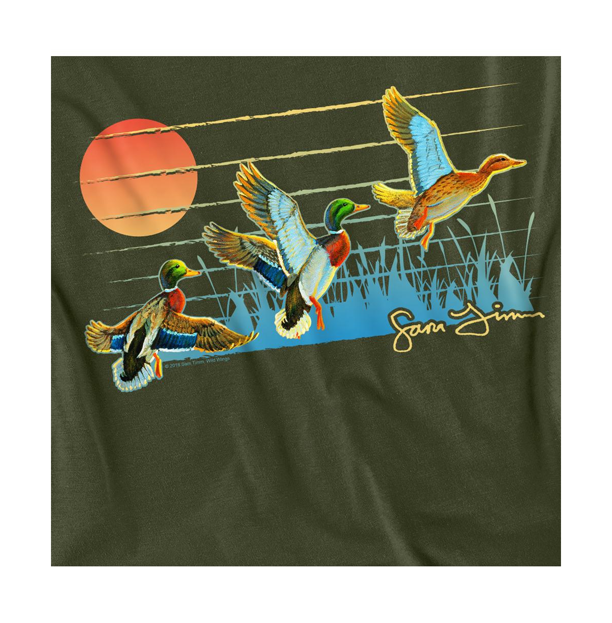 Wild Wings Men's Three Ducks T Shirt