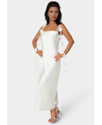 macy's white maxi dress White Maxi Dress