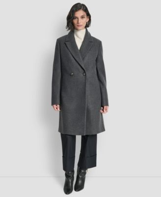 Women's Double-Breasted Notch Collar Coat