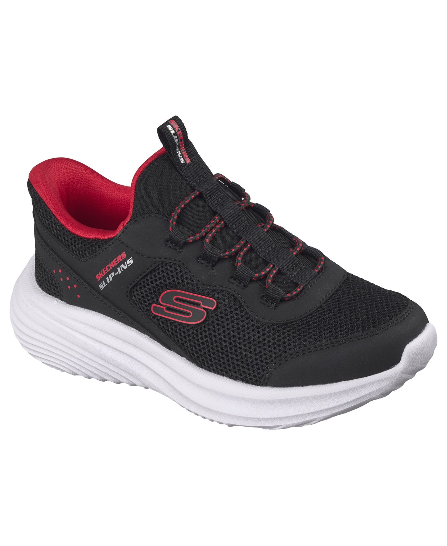 Детские кроссовки Skechers Little Kids Slip-Ins: Bounder Pro Casual, цвет: Чёрный — фото 1