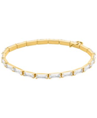Baguette Stretch Tennis Bracelet