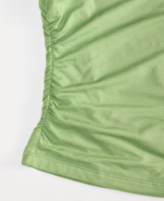 Women's Luxe-Layering Jersey Ruched Tank