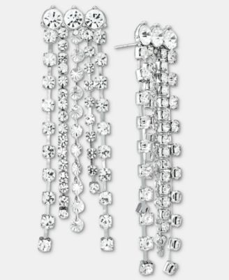 Crystal Shower Chandelier Earrings