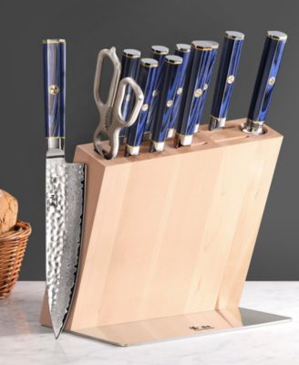 Kita Series Steel 12-Pc. Knife Block Set