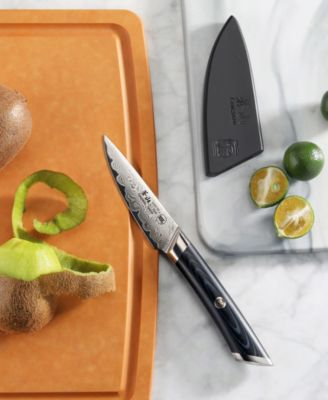 Kuro Series Steel 3.5" Paring Knife with Sheath