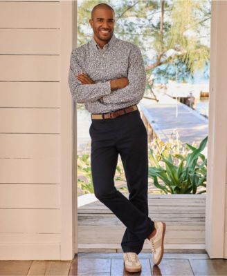 Men's Travel Kit Comfort Waist Classic Fit Chino Pant