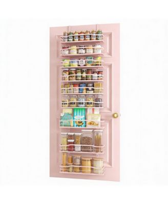 9-Tier Metal Over-the-Door Organizer for Kitchen, Bathroom, Laundry