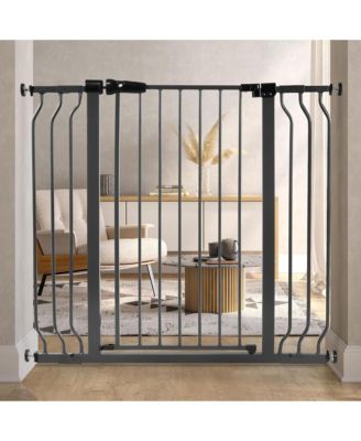 BalanceFrom Walk Thru Safety Gate, Fits 29.1-43.3" Openings, 36” Tall, Graphite