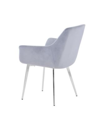 Stella Contemporary Modern Upholstered Platinum Dining Chair