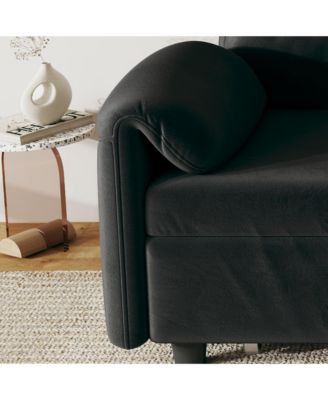 54" Velvet Sofa Bed - Retractable Sleeper