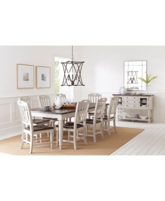 Orchard Park Farmhouse Solid Rubberwood Slatback Chair