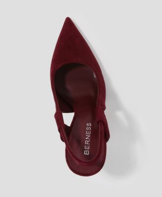 women's Euphemie Microfiber Suede Slingback Pumps