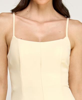 Juniors' Square Neck Short Dress