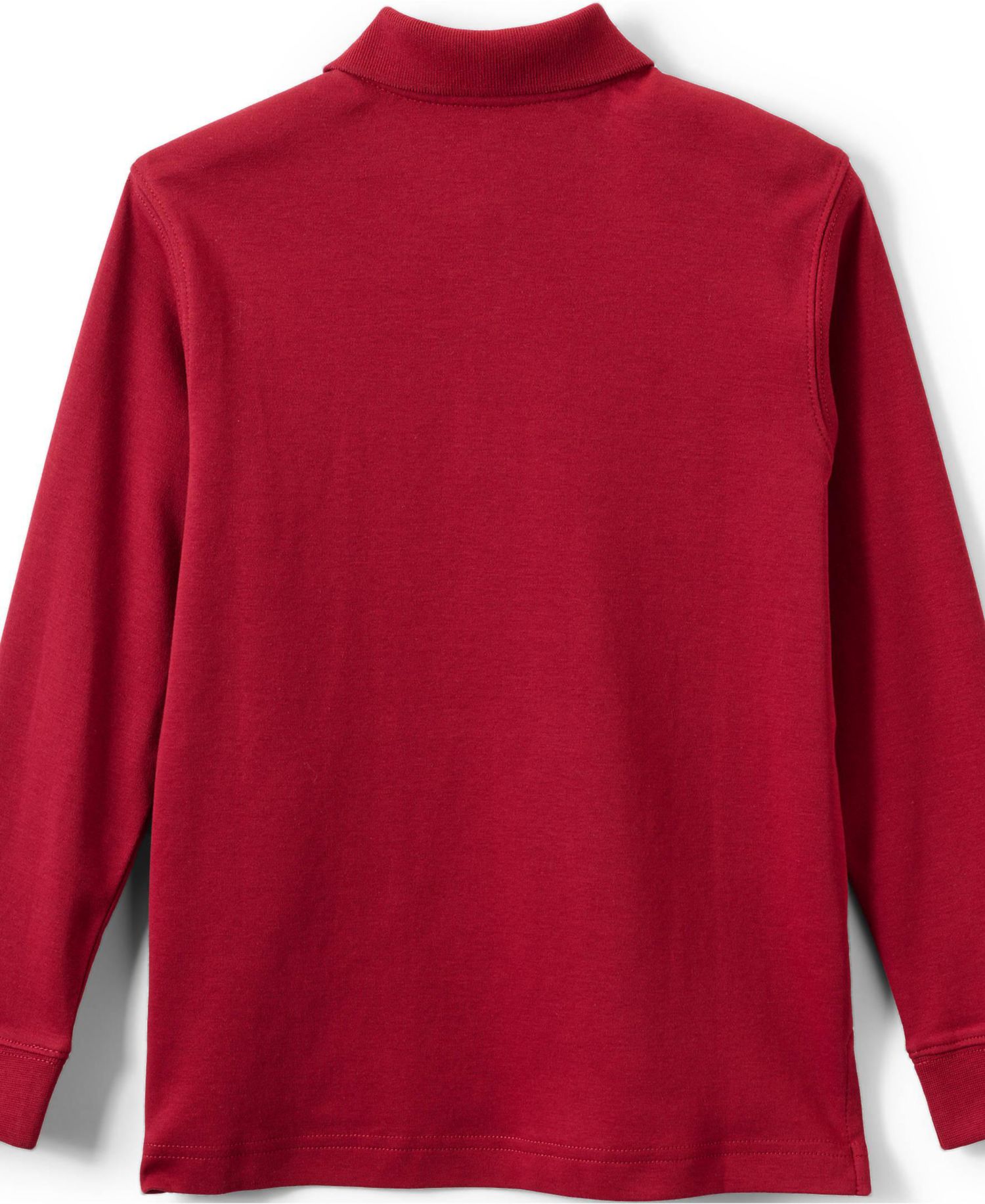 Kids Long Sleeve Interlock Polo Shirt