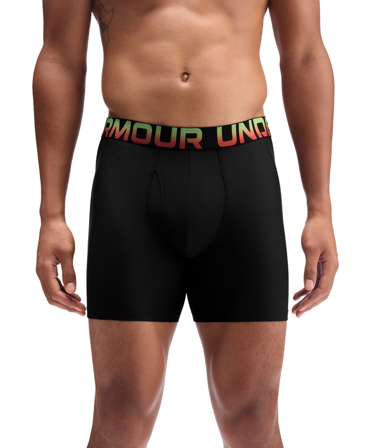 Under Armour Men's Boxerjock Performance Tech Novelty Boxer Briefs, 3-Pack