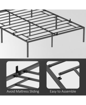 Metal Bed Frame – Heavy Duty, Noise-Free, Easy Assembly, No Box Spring Needed