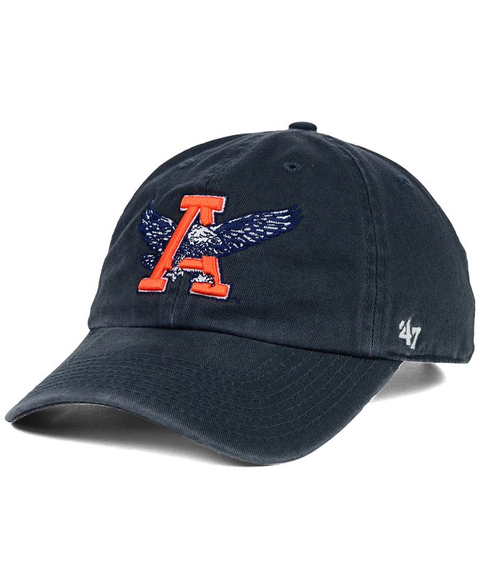 '47 Auburn Tigers Clean Up Adjustable Hat - Navy, Vintage Team Logo, Cotton Twill
