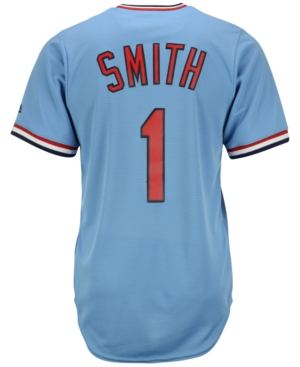 image of Majestic Men-s Ozzie Smith St. Louis Cardinals Cooperstown Replica Jersey