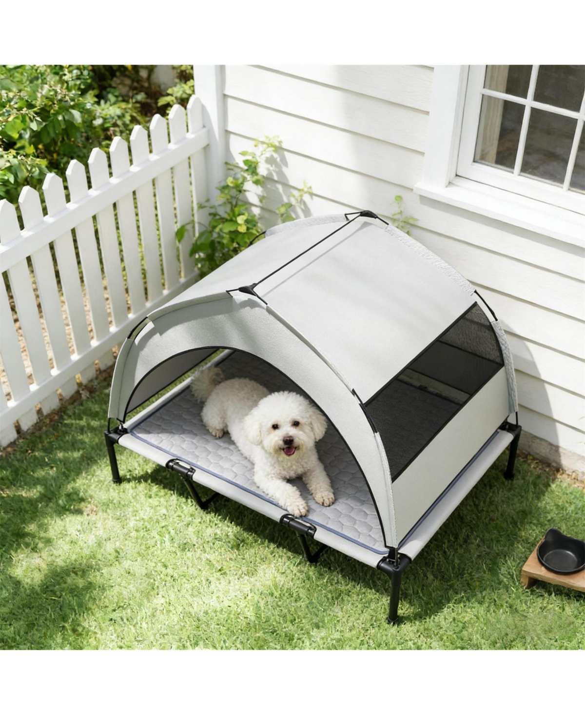 Aostirmotor Elevated Portable Dog Cot for Outdoor