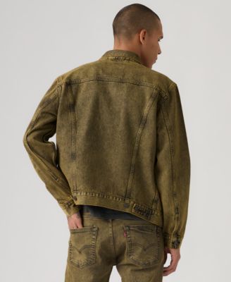 Men's Regular-Fit Stretch Denim Trucker Jacket
