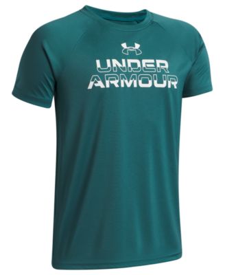 Boys' 6-20 Tech Split Wordmark Graphic Short-Sleeve T-Shirt