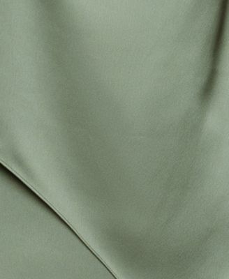 Women's Long Satin Overlay Ball Gown