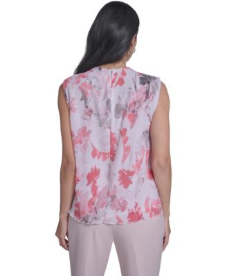 Women's Sleeveless Textured Top