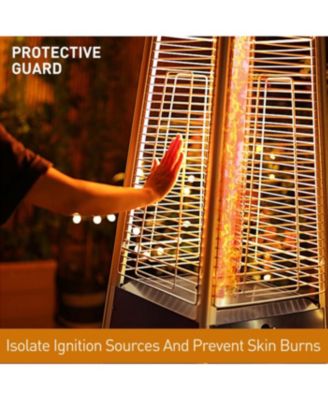 Patio Heater 48, 000 BTU Propane with Wheels & Cover