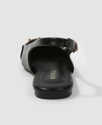 Women's Rio02 Slingback Flats with Gold-Tone Bit