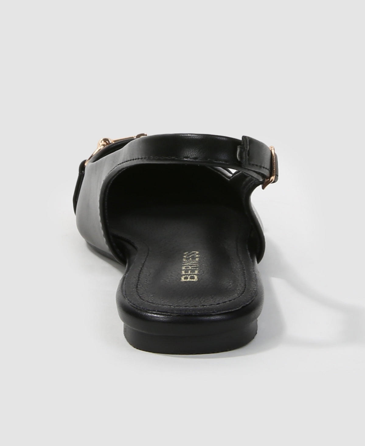 Berness Women's Rio02 Slingback Flats with Gold-Tone Bit