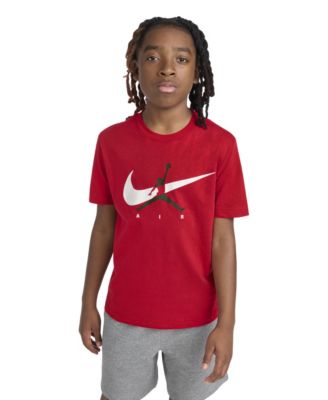 Boys' 8-20 Jumpman Swoosh Logo Crewneck T-Shirt