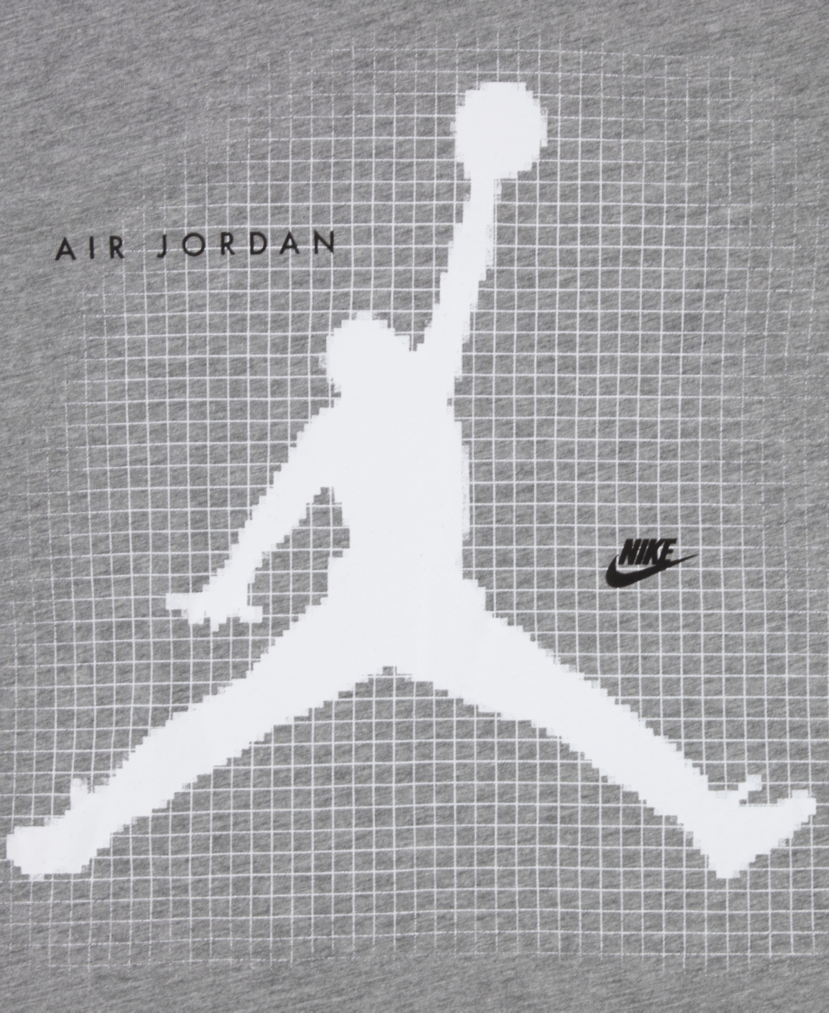 Jordan Boys' 8-20 Jumpman Grid Blur Crewneck T-Shirt