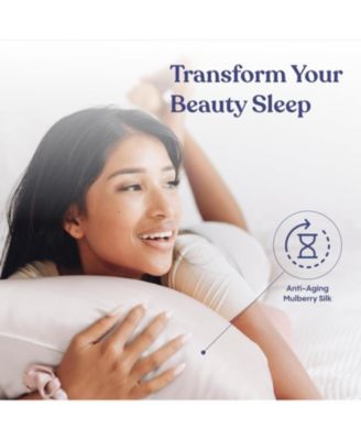 100% Pure Mulberry Silk Pillowcase - Luxurious Cooling Pillowcase for Hair & Skin Care