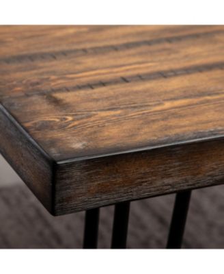 Hairpin Dining Set Table + 6 Chairs (4 Colors