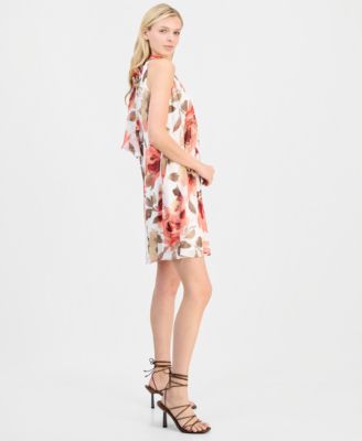 Women's Mock-Neck Shift Dress