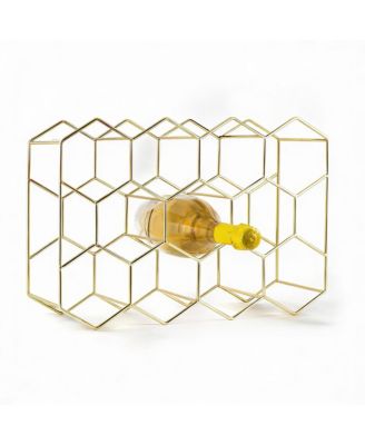 Modern 14-Bottle Wine Rack, 3-Tier, Rust-Resistant, Durable