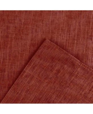 Ellis Window Treatment Solid Color Poly Cotton Duck Fabric Tailored Swag 56"x36"