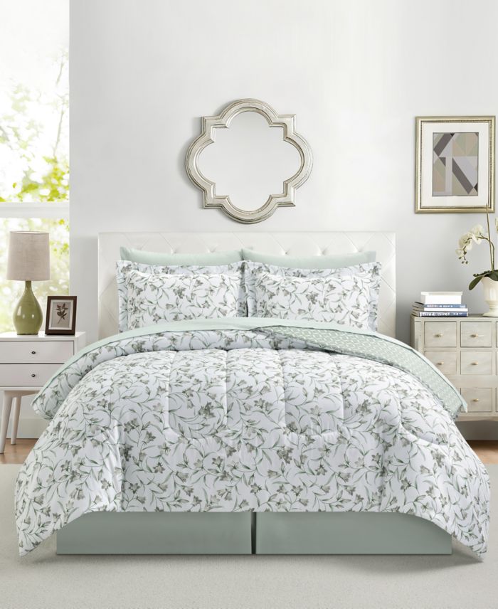 Macys Kathryn Botanical 8 Pc. Comforter Sets