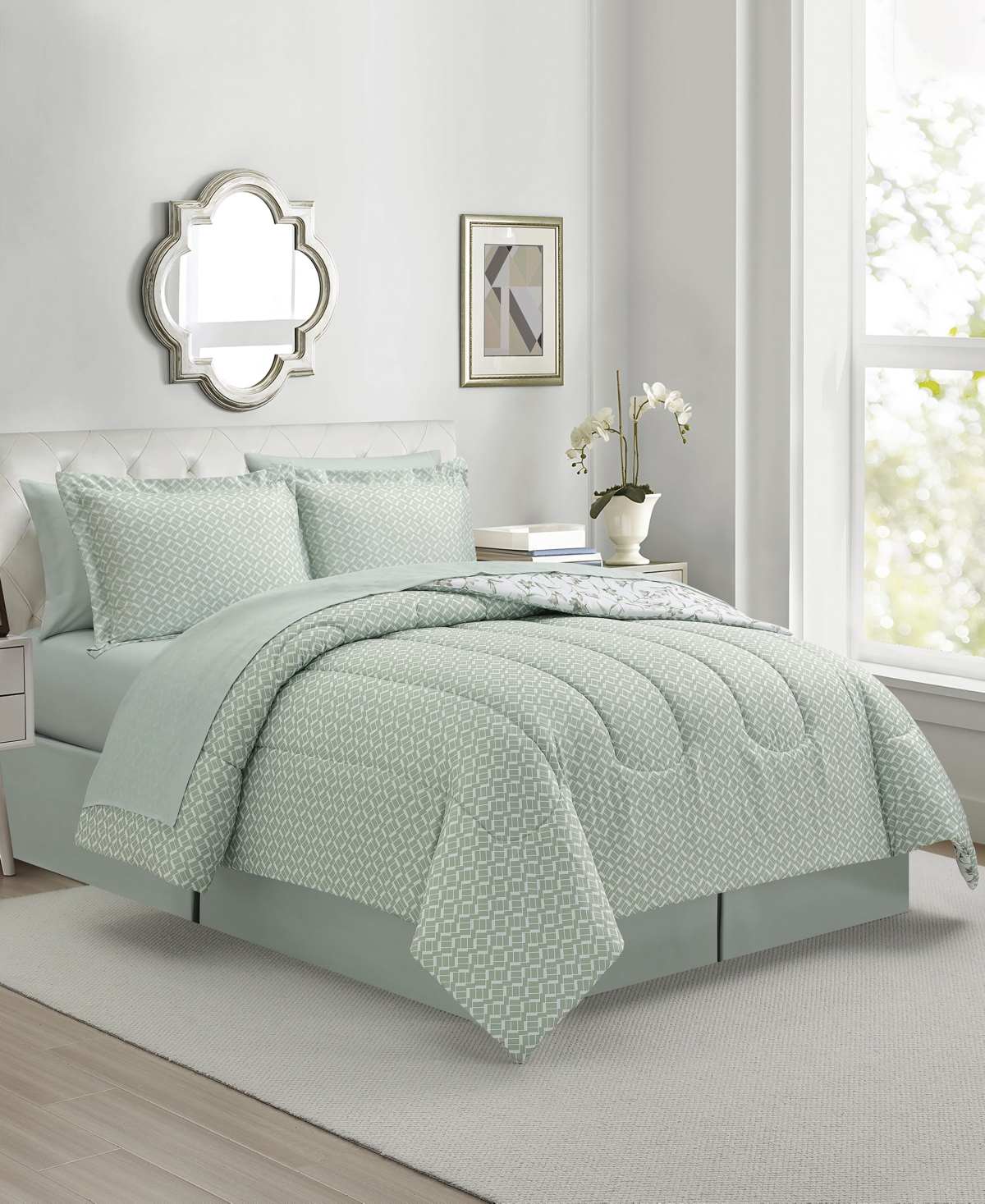 Macy's Kathryn Botanical 8-Pc. Comforter Sets