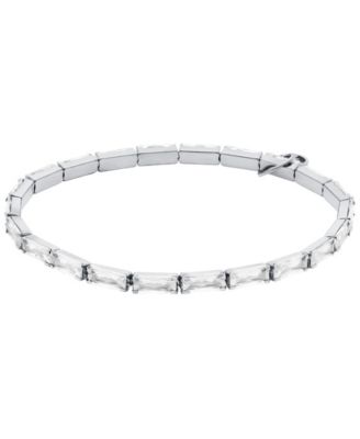 Baguette Stretch Tennis Bracelet