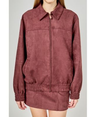 Women's Suede Work Jacket