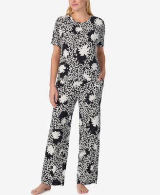 Women's Crewneck T-Shirt & Long Pants, 2-Piece Set