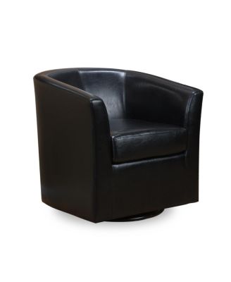 Streamdale Corley Club Chair: Swivel Barrel Chair for Statement Seating