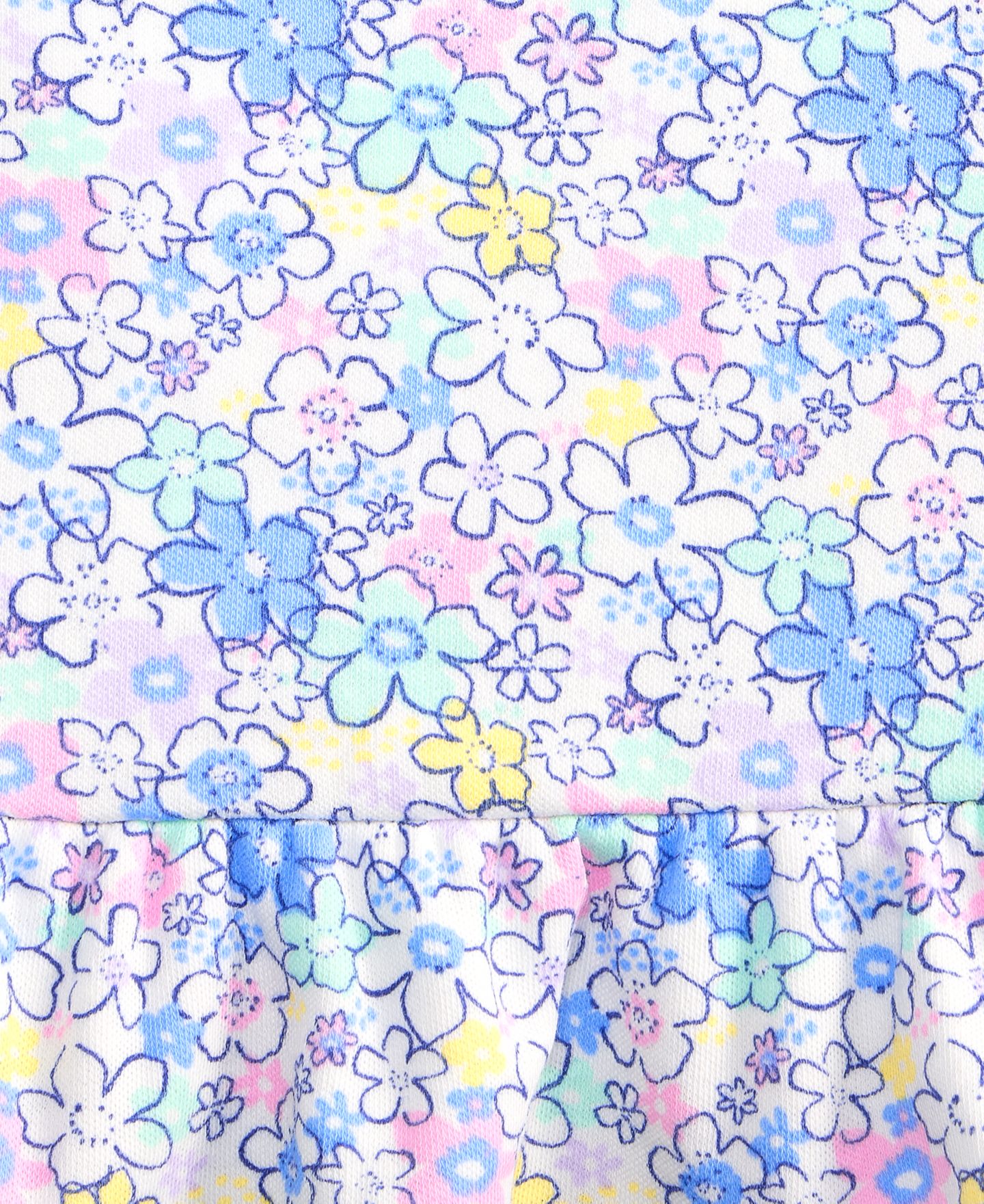 Футболка First Impressions Mix and Match Floral-Print Peplum для девочек-малышей — фото 3