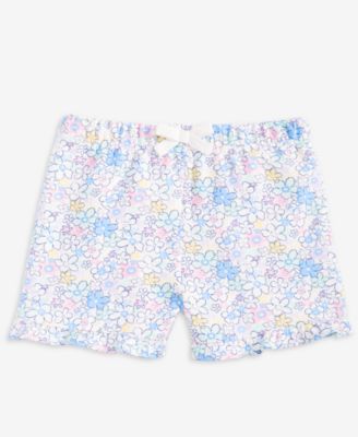 Girls' Toddler 2T-4T French Terry Floral-Print Shorts