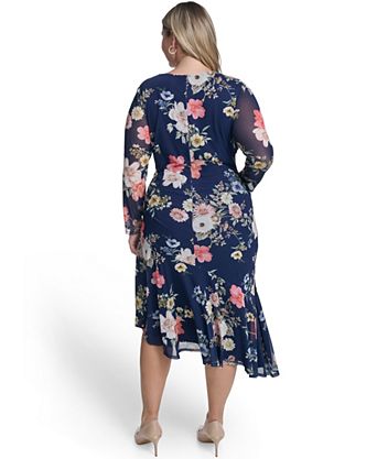 macys womens fall dresses Macy Dress: Navy Floral XXS / Navy Floral the Macy fits to perfection with flattering (and adjustable) details like the tie at the waist Party Dresses Womens Maxi Dresses