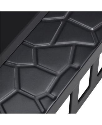 32'' Outdoor Square Fire Pit with Cover & Poker