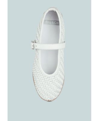 Womens Nazuka Handcrafted Real Suede Leather Flats