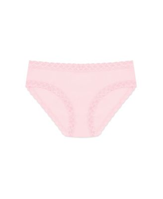 Bliss Lace-Trim Cotton Brief Underwear 3-Pack 156058MP