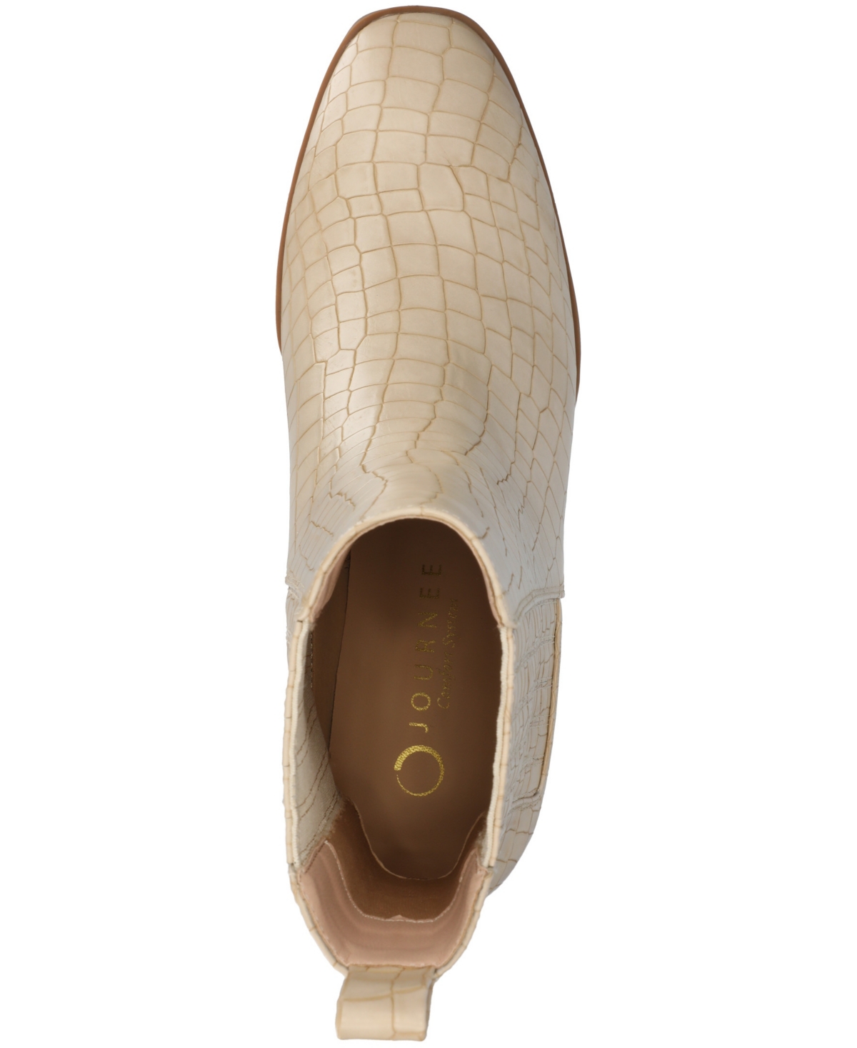 Journee Collection Women's Wrenley Block Heel Chelsea Booties